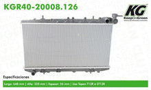 Cargar imagen en el visor de la galería, Radiador Keep On Green Kgr40-20008.126 - Mi Refacción