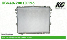 Cargar imagen en el visor de la galería, Radiador Keep On Green Kgr40-20010.126 - Mi Refacción