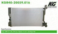Sistema Completo De Enfriamiento Del Radiador Keep On Green Kgr40-20059.016 - Mi Refacción