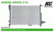 Radiador Keep On Green Kgr40-20222.116 - Mi Refacción