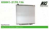 Sistema Completo De Enfriamiento Del Radiador Keep On Green Kgr41-2170.126