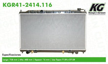 Cargar imagen en el visor de la galería, Radiador Keep On Green Kgr41-2414.116 - Mi Refacción