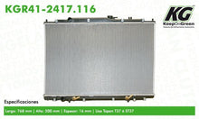 Cargar imagen en el visor de la galería, Radiador Keep On Green Kgr41-2417.116 - Mi Refacción