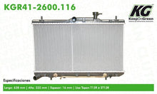 Cargar imagen en el visor de la galería, Radiador Keep On Green Kgr41-2600.116 - Mi Refacción