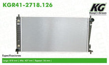 Cargar imagen en el visor de la galería, Radiador Keep On Green Kgr41-2718.126 - Mi Refacción