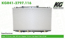 Cargar imagen en el visor de la galería, Sistema Completo De Enfriamiento Del Radiador Keep On Green Kgr41-2797.116 - Mi Refacción