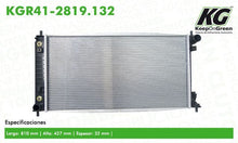 Cargar imagen en el visor de la galería, Radiador Keep On Green Kgr41-2819.132 - Mi Refacción