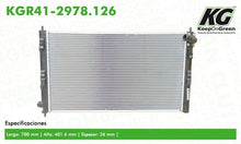 Cargar imagen en el visor de la galería, Radiador Keep On Green Kgr41-2978.126 - Mi Refacción
