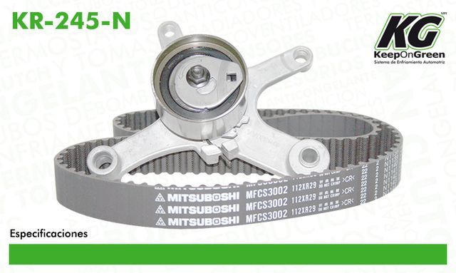 Kit Distribución Keep On Green Kr-245-N - Mi Refacción