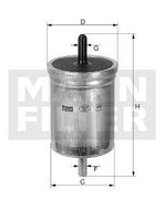 Filtro Gasolina Mann-Filter Mf 1045 - Mi Refacción