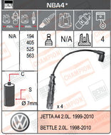 Cables Bujía Beru Nba4Vb - Mi Refacción