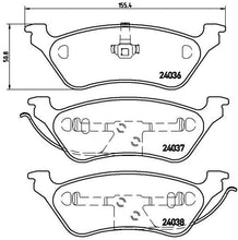 Cargar imagen en el visor de la galería, Balata Brembo P11014 - Mi Refacción