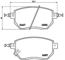 Cargar imagen en el visor de la galería, Balata Brembo P56051 - Mi Refacción