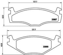 Cargar imagen en el visor de la galería, Balata Brembo P85005 - Mi Refacción