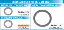 Cargar imagen en el visor de la galería, Empaque Cigüeñal Tf Victor Re-99084-Vt - Mi Refacción