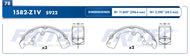 Balata Tambor Fritec Ow-1582-Z1V - Mi Refacción
