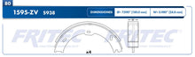 Cargar imagen en el visor de la galería, Balata Freno Mano Fritec Ow-1595-Zv - Mi Refacción