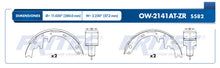 Cargar imagen en el visor de la galería, Balata Tambor Fritec Ow-2141At-Zr - Mi Refacción
