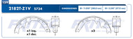 Balata Tambor Fritec Ow-2182T-Z1V - Mi Refacción