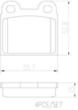 Cargar imagen en el visor de la galería, Balata Brembo P06001N - Mi Refacción