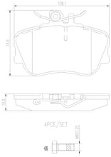 Cargar imagen en el visor de la galería, Balata Brembo P06017N - Mi Refacción