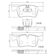 Balata Brembo P06070N - Mi Refacción