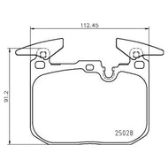 Balata Brembo P06098