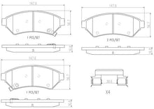 Cargar imagen en el visor de la galería, Balata Brembo P10033N - Mi Refacción