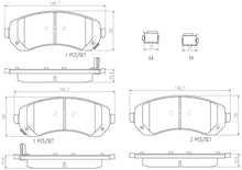 Cargar imagen en el visor de la galería, Balata Brembo P10050N - Mi Refacción