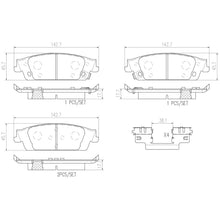 Cargar imagen en el visor de la galería, Balata Brembo P10068N - Mi Refacción
