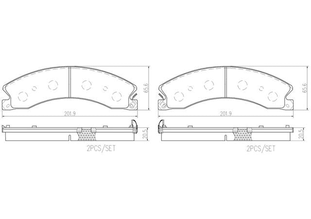 Balata Brembo P10072 - Mi Refacción