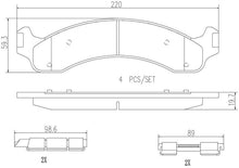Cargar imagen en el visor de la galería, Balata Brembo P18006N