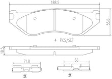 Cargar imagen en el visor de la galería, Balata Brembo P18009N
