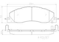 Balata Brembo P18039 - Mi Refacción