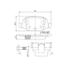 Cargar imagen en el visor de la galería, Balata Brembo P23064N - Mi Refacción