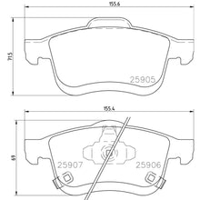 Cargar imagen en el visor de la galería, Balata Brembo P23167