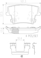 Balata Brembo P23175N - Mi Refacción