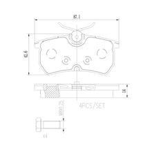 Cargar imagen en el visor de la galería, Balata Brembo P24047N - Mi Refacción