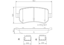Cargar imagen en el visor de la galería, Balata Brembo P24080N - Mi Refacción