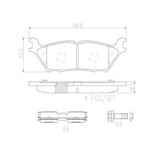 Cargar imagen en el visor de la galería, Balata Brembo P24200 - Mi Refacción