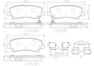 Balata Brembo P24205N - Mi Refacción