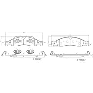 Balata Brembo P24228N - Mi Refacción