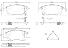 Cargar imagen en el visor de la galería, Balata Brembo P28050N - Mi Refacción