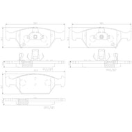 Balata Brembo P28100 - Mi Refacción