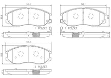 Cargar imagen en el visor de la galería, Balata Brembo P30078N - Mi Refacción