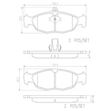 Cargar imagen en el visor de la galería, Balata Brembo P36017N - Mi Refacción