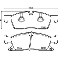 Balata Brembo P37022 - Mi Refacción