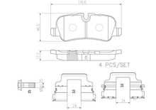 Cargar imagen en el visor de la galería, Balata Brembo P44019N - Mi Refacción
