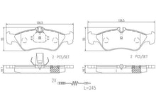 Cargar imagen en el visor de la galería, Balata Brembo P50089N - Mi Refacción