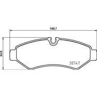 Balata Brembo P50155 - Mi Refacción
